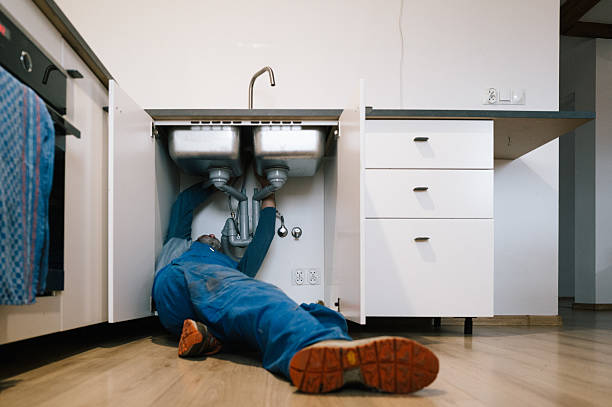 Professional Sewer Line Repair technician working in Adelphi, OH